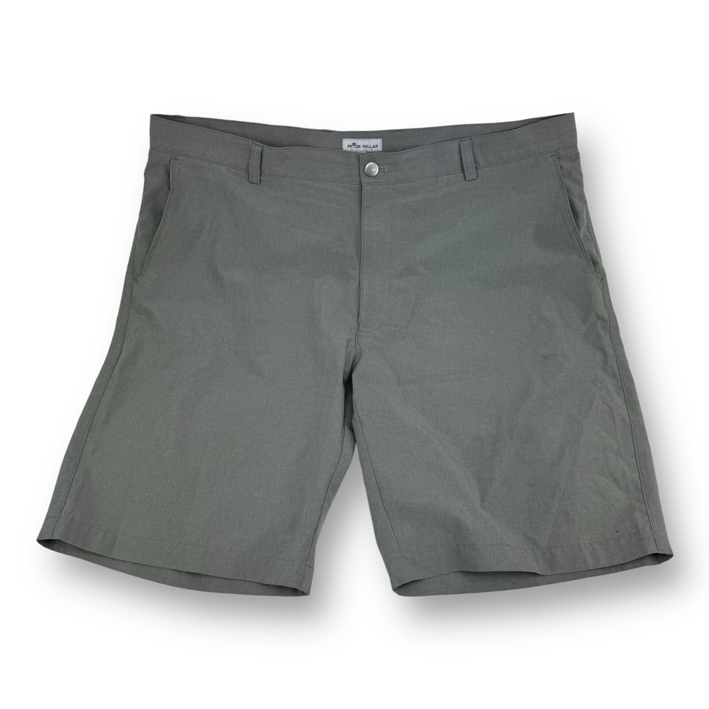 Peter Millar Summer‎ Comfort Crown Golf Shorts Gray Men's Size 40x10